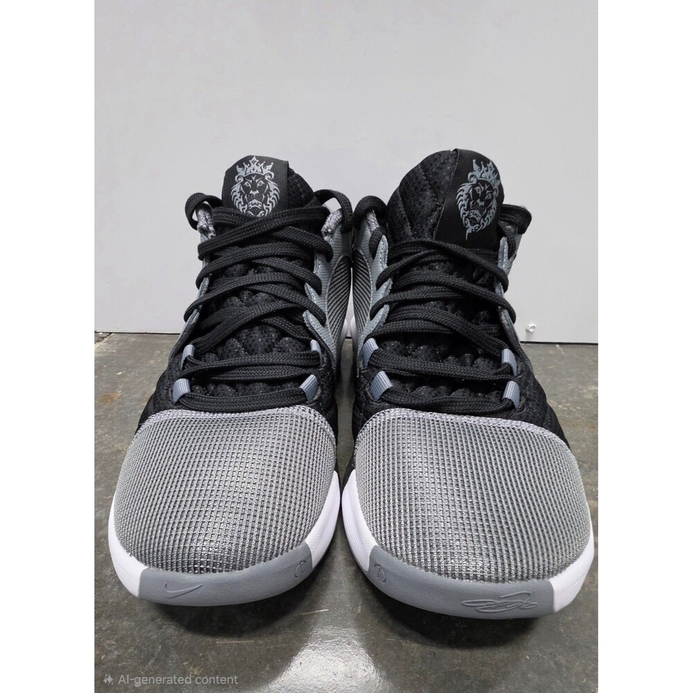 Nike LeBron Witness VIII Cool Grey White Black Men's 10 B-ball Shoes FB2239-004